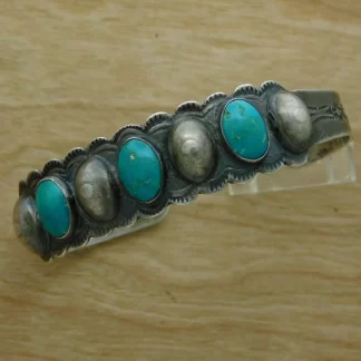 Fred Harvey IH Coin Silver Bracelet
