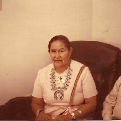 Lola and Haloo Sol Navajo Silversmiths 1975