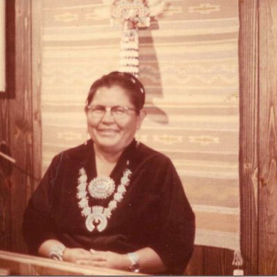 Louise Thomas Navajo Silversmith 1975