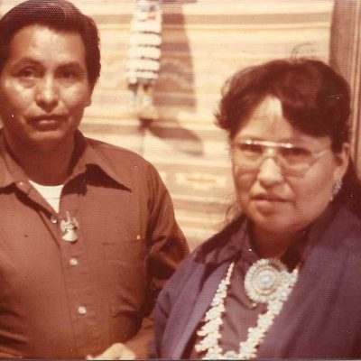 Nelen and Irene Yazzie Navajo Silversmiths 1975